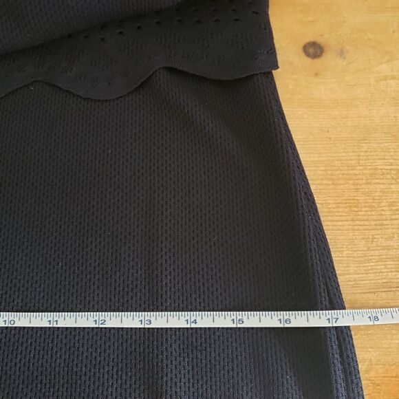 Leo & Ugo Size 8 Medium Blue Sleeveless 2 Tier Dress - Picture 9 of 11